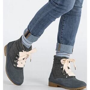 Keds Women’s Grey Camp Water Resistant Thinsulate High Top Wool Boots size 7